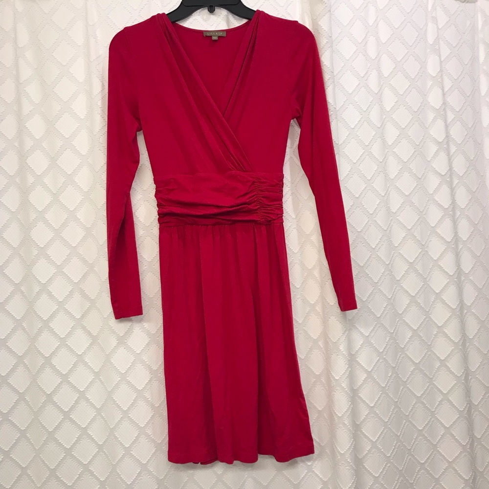 Bright pink dress